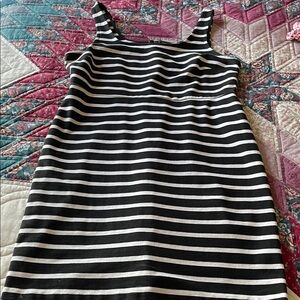 Old Navy Black and White Striped Dress